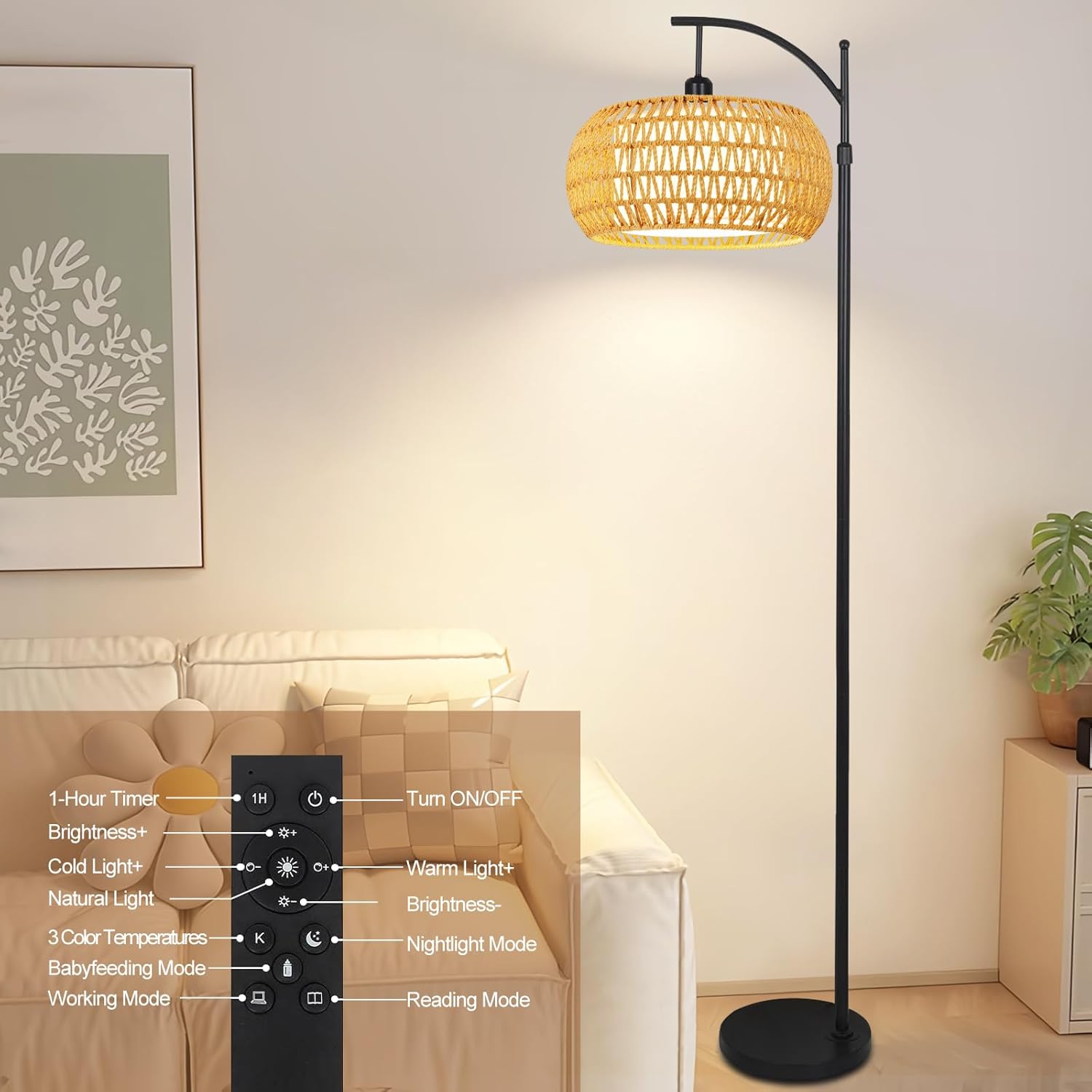 Bogen-Stehlampen für das Wohnzimmer